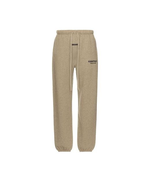 Fear Of God Natural Logo-Embellished Cotton-Blend Jogging Bottoms for men