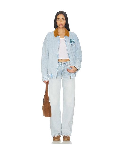 Mother White The Super Sizer Jacket