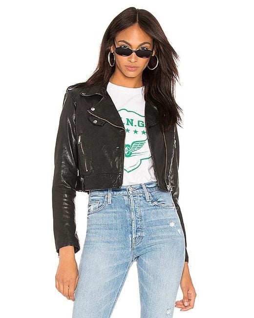 Lamarque Black Lederjacke Ciara