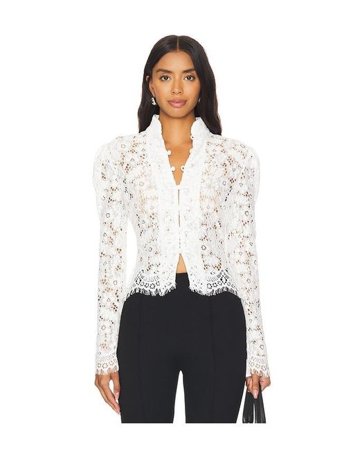 SAU LEE White Roberta Top