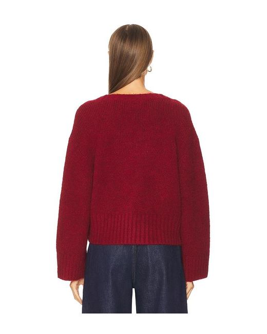 Blank NYC Red Cropped Cardigan