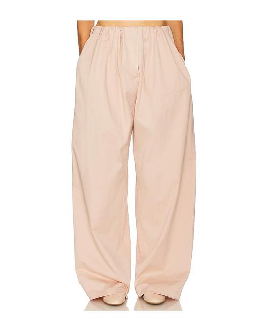 Helsa Natural Hose Cotton Twill Puff Pant