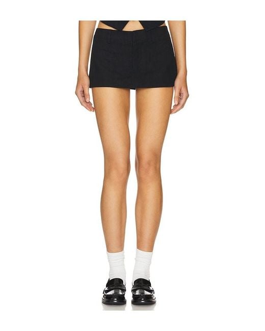 Lioness Black Rhode Mini Skirt