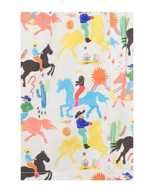 ARRELS Barcelona Multicolor Cowboy X Simmon Said Classic Swim Shorts for men