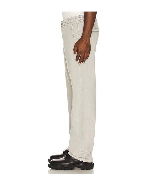 PAIGE White Roseland Denim Trouser for men