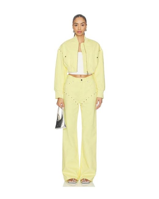 Palmatic Studio Yellow Rebelni Denim Jacket