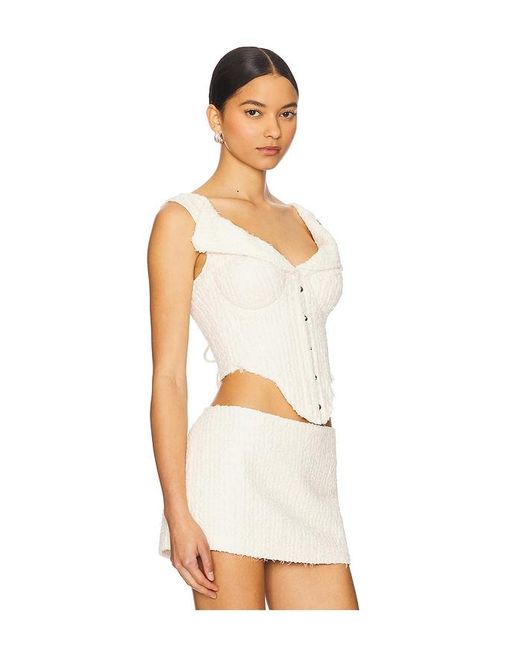 GUIZIO White Chamonix Corset