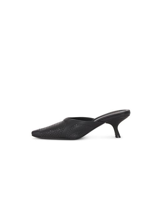 St. Agni Black Perforated Heel