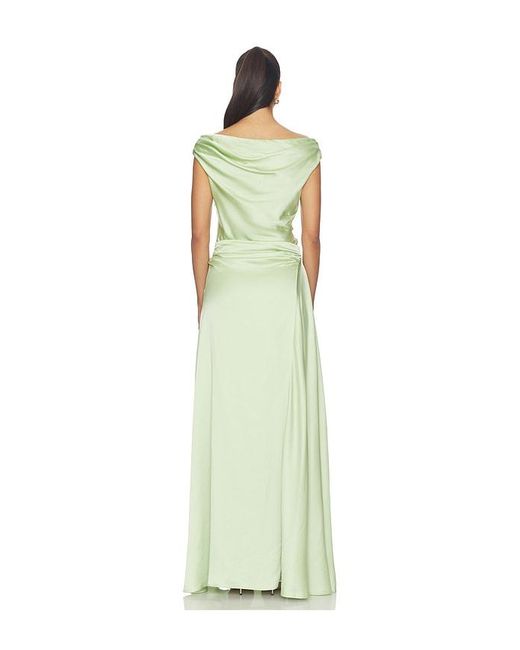 Jonathan Simkhai Multicolor Elinne Short Sleeve Gown