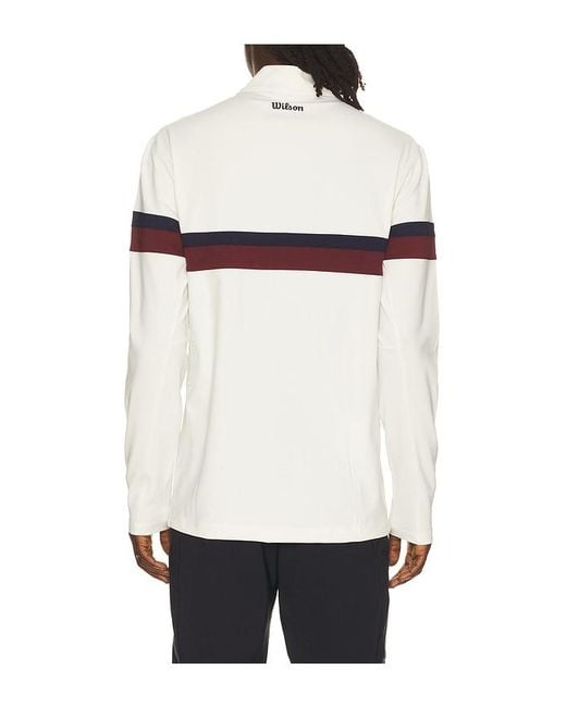 Wilson Sweatjacken Elevate in White für Herren