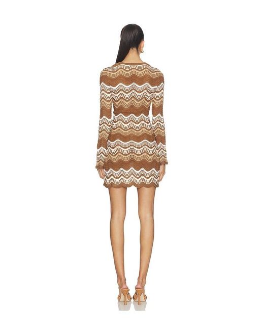 CAPITTANA Natural Sandra Mini Dress