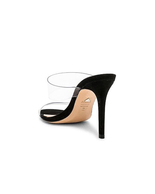 SCHUTZ SHOES Black Ariella 100mm Sandals