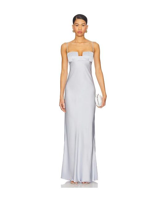 Bevza White Square Bra Dress