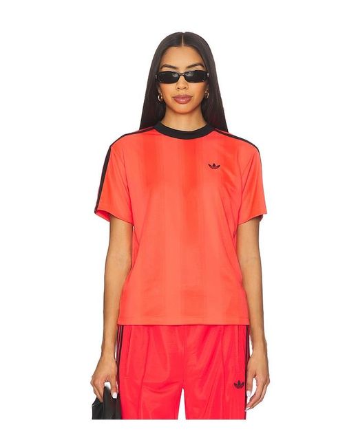 Adidas Originals Orange Jacquard Tee