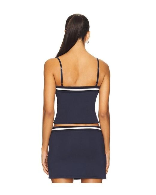 SNDY'S Blue X Revolve Varsity Top