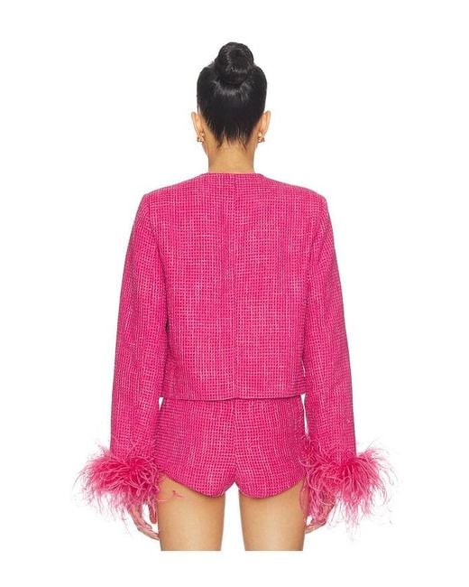 Milkwhite Pink Tweed Jacket