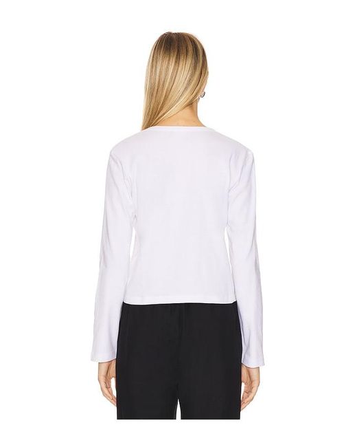 Leset White Margo Long Sleeve