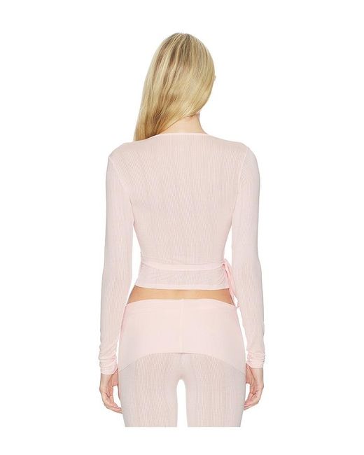 Negative Underwear White Whipped Ballet Top