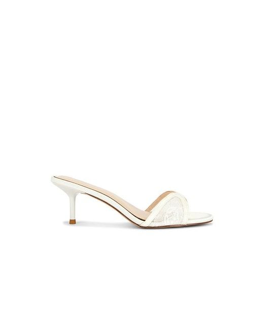 Femme LA White Monaco Slipper