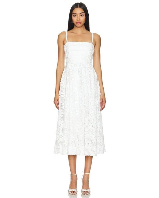Likely White Geno Midi Dress