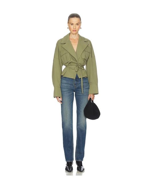 Camila Coelho Green Mari Jacket