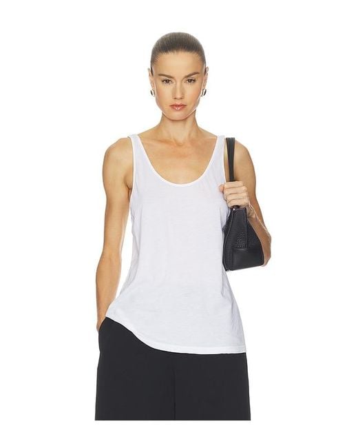 Cotton Citizen White The Mykonos Relaxed Tank