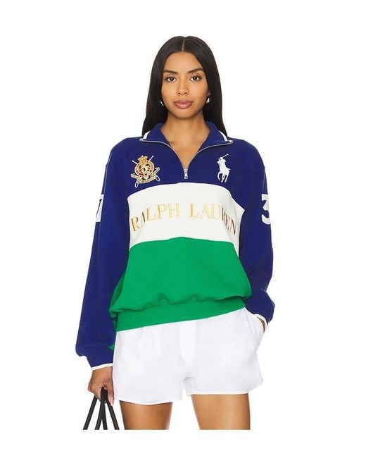 Polo Ralph Lauren Green Cotton-Blend Jersey Jumper