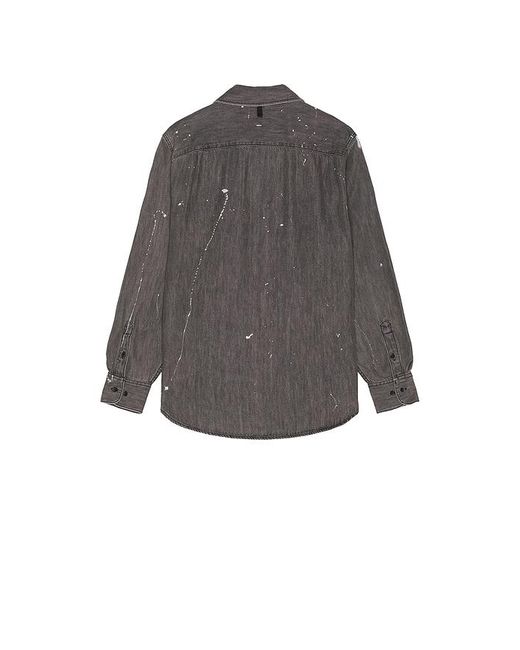 Rag & Bone Black Denim Matthew Shirt for men