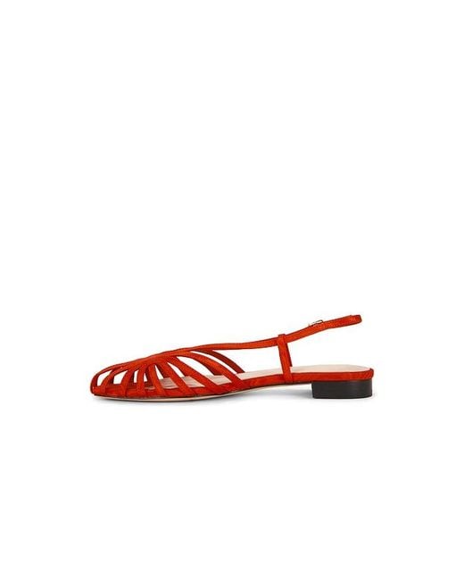 Loeffler Randall Red Slingback-Sandalen Devon