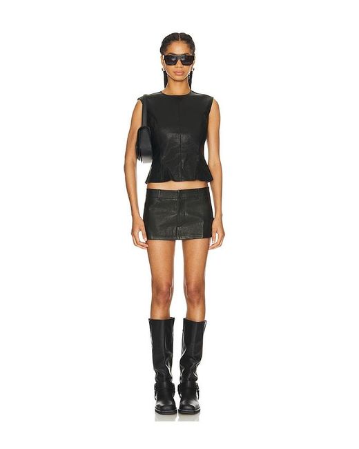 Lioness Black Rhode Mini Skirt