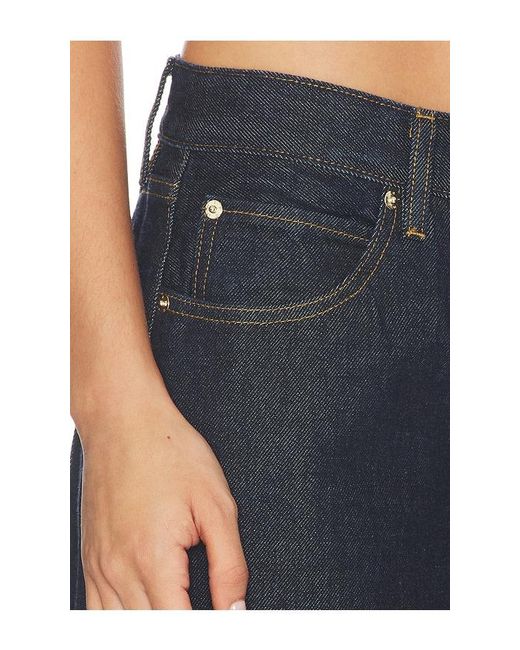 FRAME Blue X Alexandra Leclerc The Leo Low Rise Baggy Jean