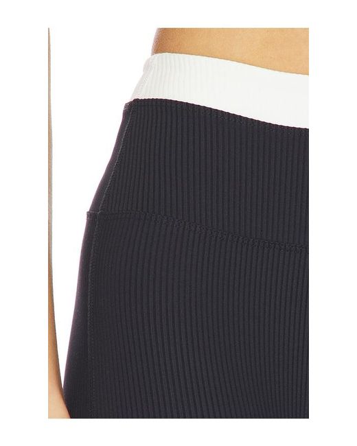 Year Of Ours Blue Ribbed Layered Legging