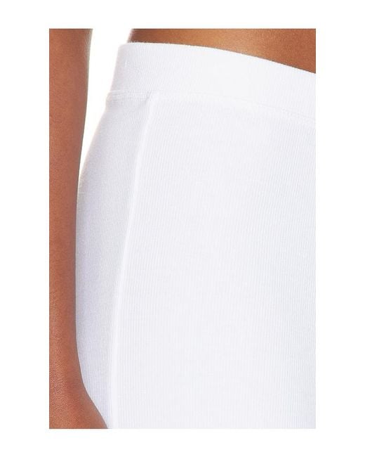 ÉTERNE White Butter Rib Easy Lounge Pant