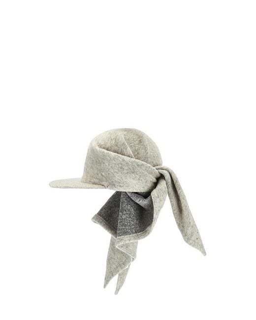 Ruslan Baginskiy Black Scarf Visor
