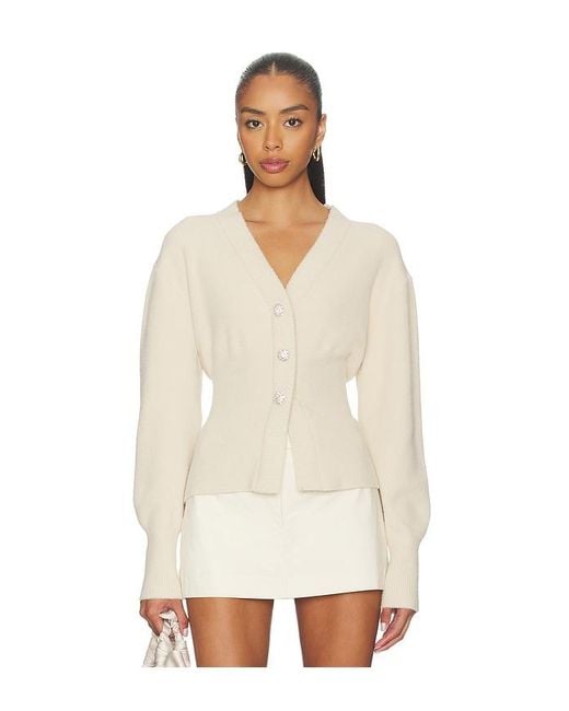 MAJORELLE Natural Alden Cardigan
