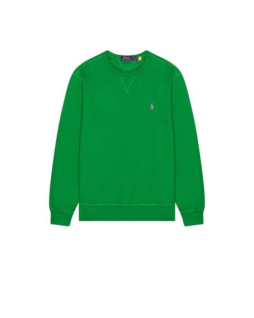 Polo Ralph Lauren Green Long Sleeve Rl Fleece Crewneck Sweatshirt for men