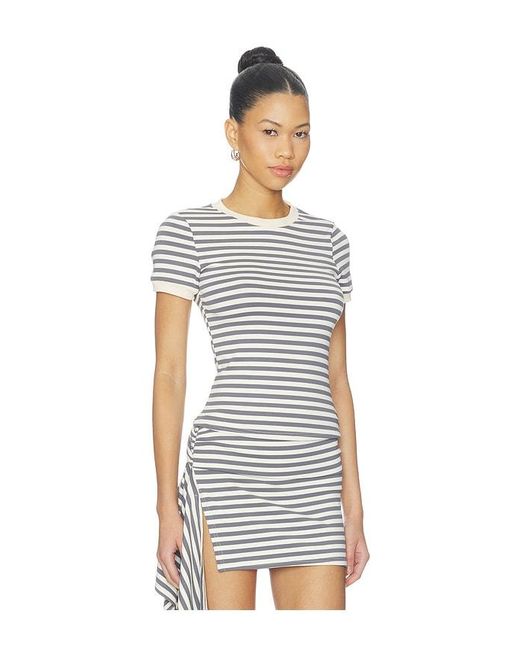Alecksander Tee En Color Gris Talla (También En M, S, Xl, Xs, Xxs) superdown de color White