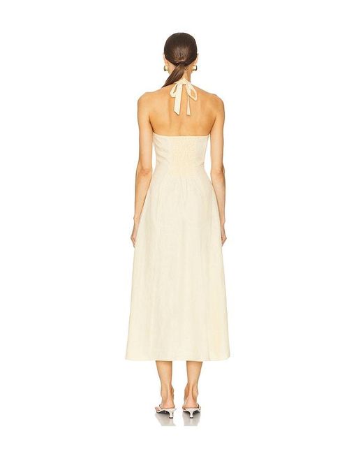 Faithfull The Brand Natural Marais Midi Dress