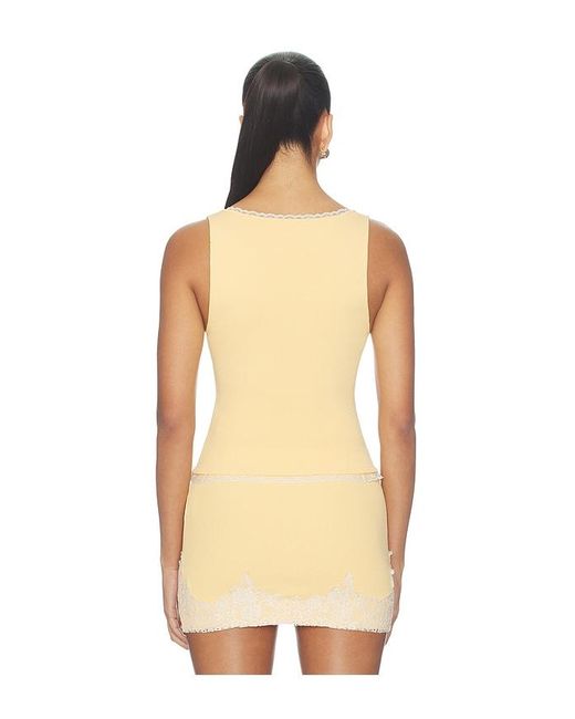 Tularosa Natural Elia Lace Knit Tank