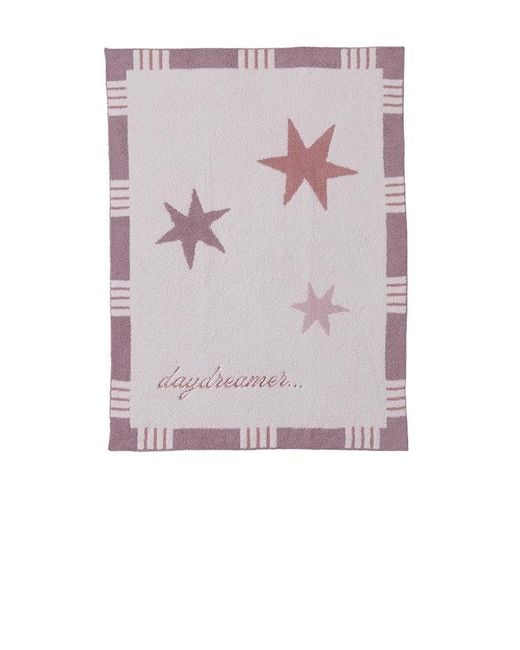 Barefoot Dreams Pink Kids Starry Daydreamer Stroller Blanket 30 X 40