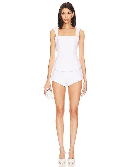 MAJORELLE White Clemence Short