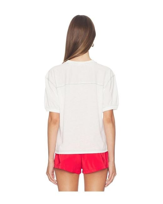 GOOD AMERICAN Red The Gym Tee