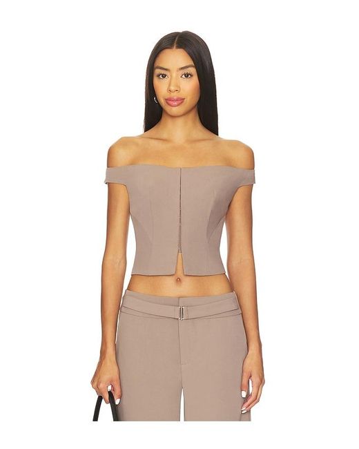SOVERE Gray Kennedy Top