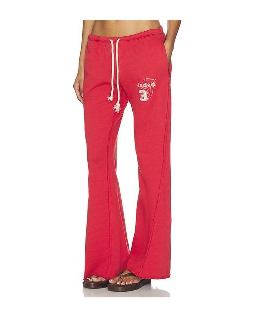 Jaded London Red Cleo Jogger