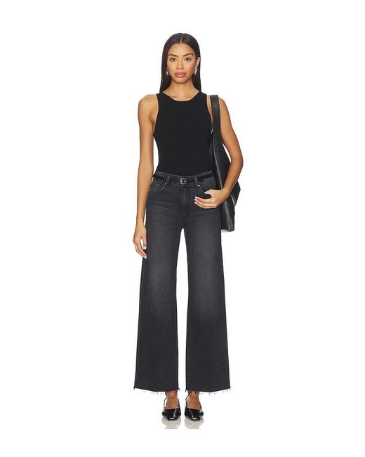 PAIGE Blue Anessa Wide Leg Jeans