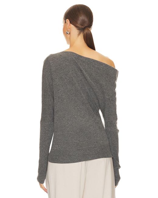 Enza Costa Slouch セーター Gray