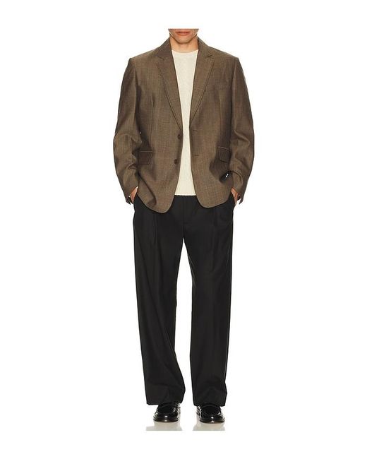 Percival Brown Grounds Tailored Blazer for men