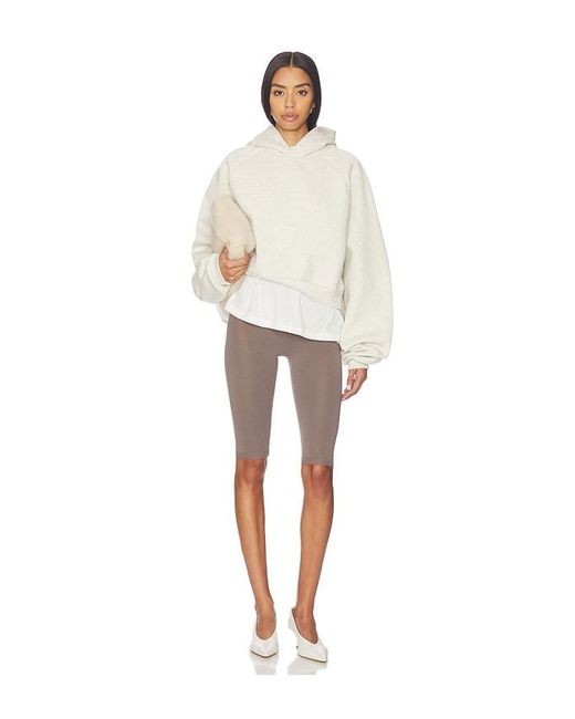 Fear Of God White Classic Fit Hooded Tee