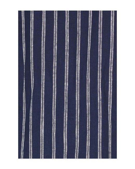 The Upside Blue Belize Bobbi Collared Top