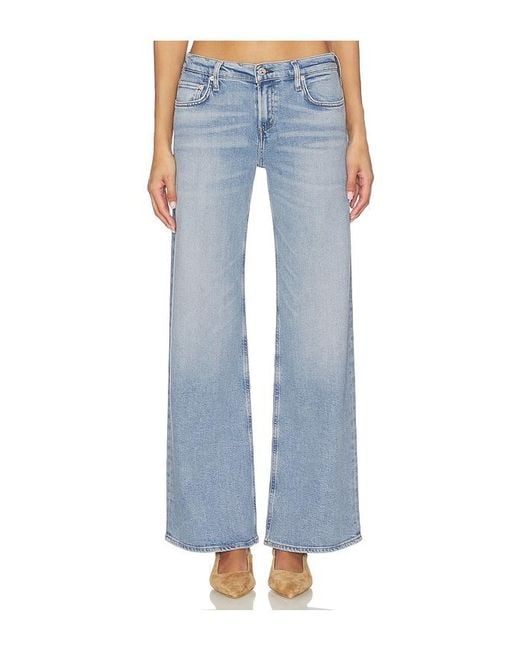 Citizens of Humanity Blue Nora Trouser Leg Jeans